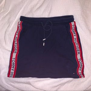 Tommy Hilfiger navy mini skirt